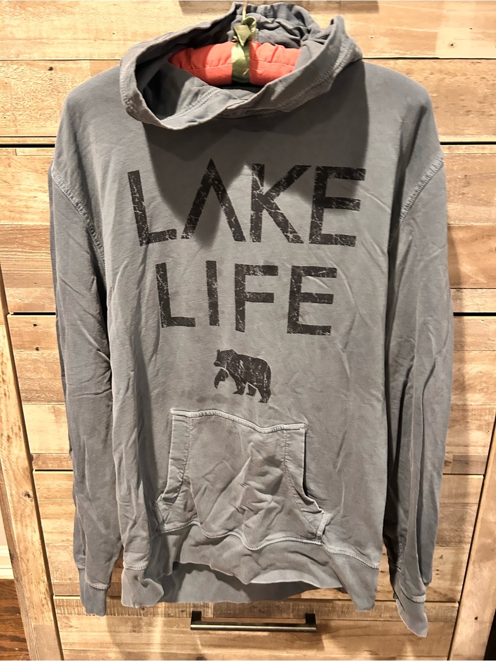 The Normal Brand Lake Life Hooded Pullover Sweatshirt - Gray